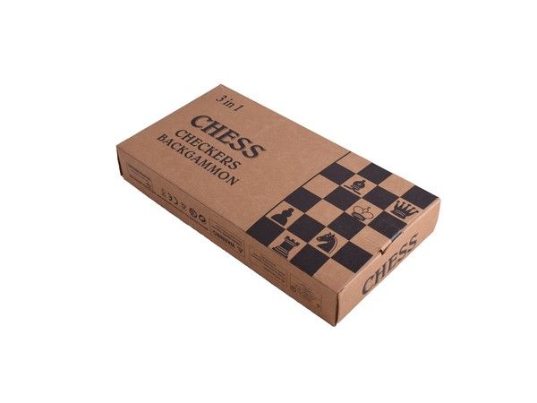 39cm Chess &amp; Backgammon &amp; Checkers Set