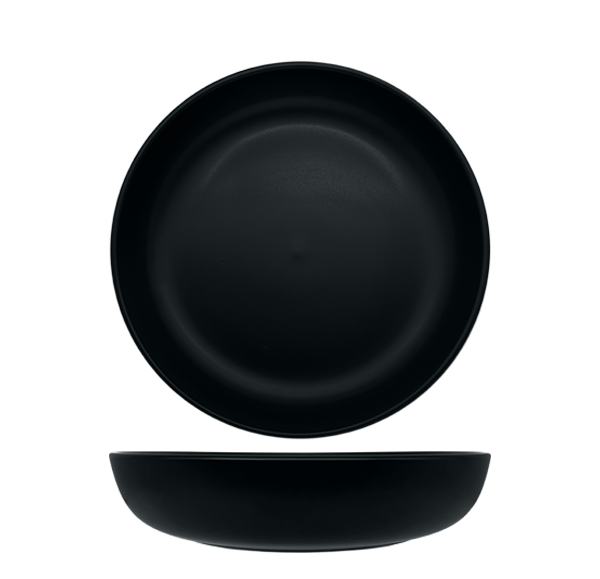 Nova Black Apex Bowl 25.5cm (Set of 6)