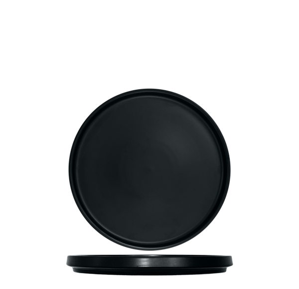 Nova Black Apex Plate 16.5cm (Set of 6)