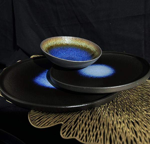 Nova Cosmic Blue Apex Plate 26cm (Set of 3)