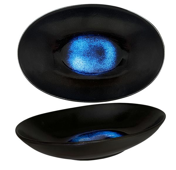 Nova Cosmic Blue Oval Bowl 25×17.5cm (Set of 6)