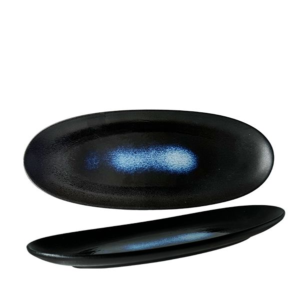 Nova Cosmic Blue Oval Plate 25.5×10.5cm (Set of 6)