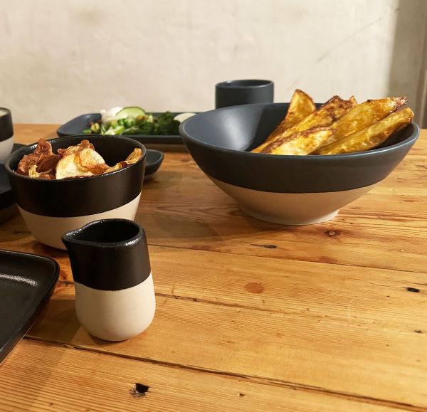 Nova Mezzo Black Bowl 19cm (Set of 4)