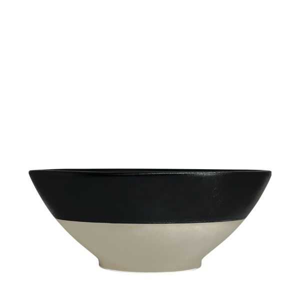 Nova Mezzo Black Bowl 19cm (Set of 4)