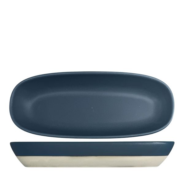 Nova Mezzo Blue Oval Bowl 25x10cm (Set of 6)