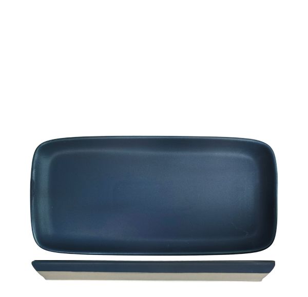 Nova Mezzo Blue Rectangular Plate 18x10cm (Set of 6)
