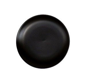 Nova Style Coupe Plate 18 cm Matt Black (Set of 6)