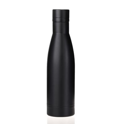 NIESKY - Copper Vacuum Insulated Double Wall Water Bottle 500ml - Black