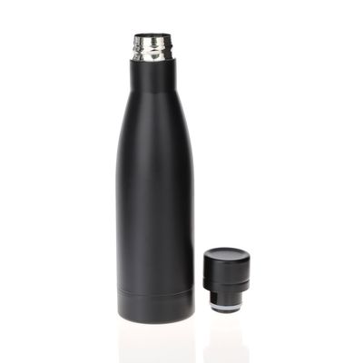 NIESKY - Copper Vacuum Insulated Double Wall Water Bottle 500ml - Black
