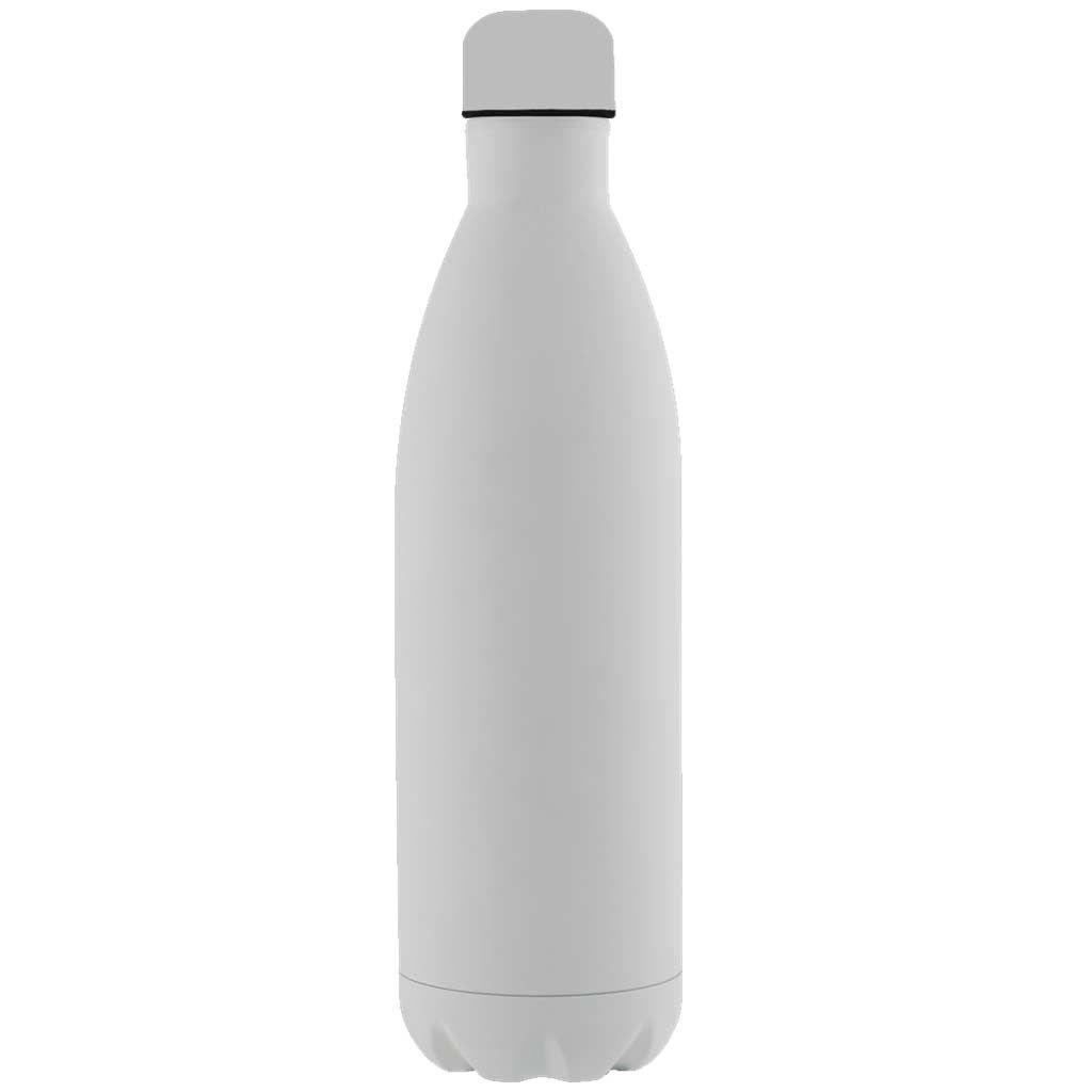 VALENCE - Soft Touch lnsulated Water Bottle - 1L - White