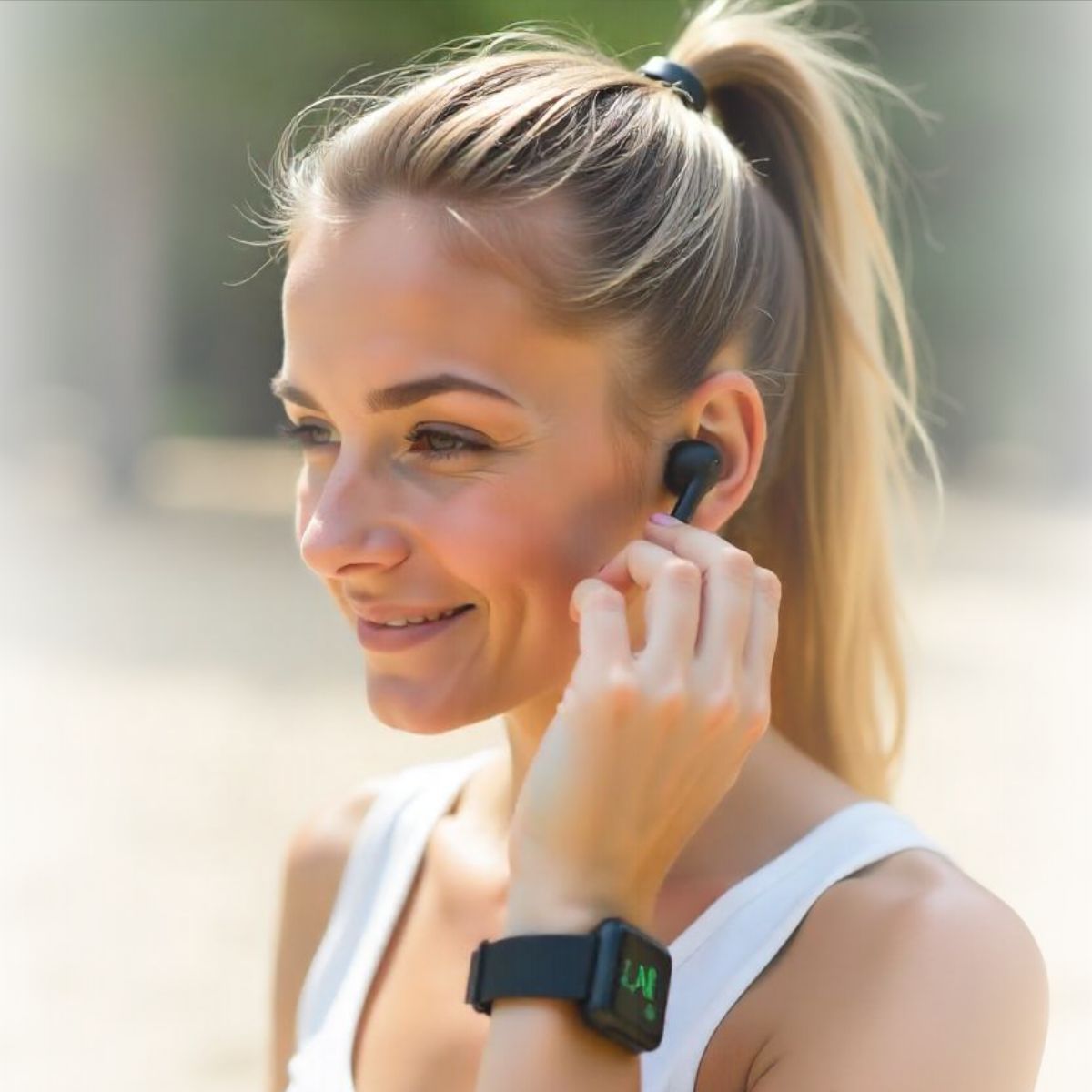 Bluetooth Earbuds with Phone Holder