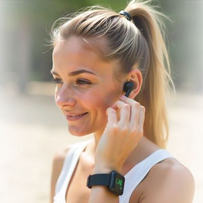 Bluetooth Earbuds with Phone Holder