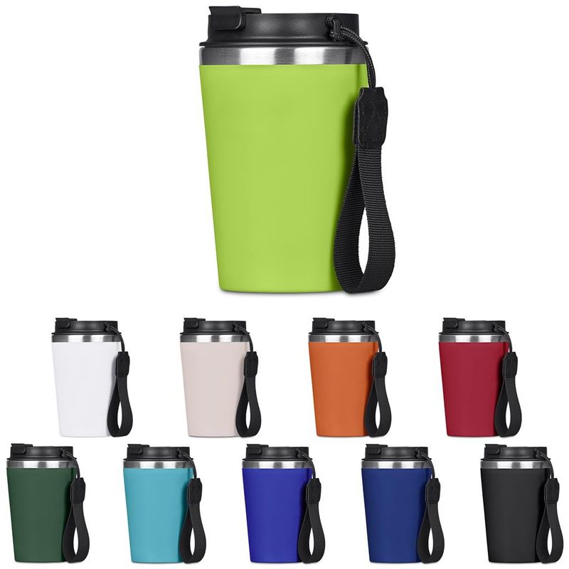 Kooshty Luca Stainless Steel &amp; Plastic Double-Wall Tumbler – 350ml