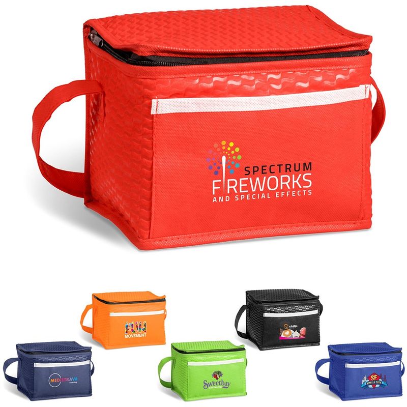 Brighton Non-Woven 6-Can Cooler ( 10 Pack )