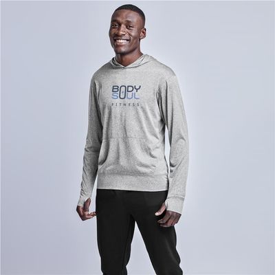 Ladies Fitness Lightweight Hooded Sweater