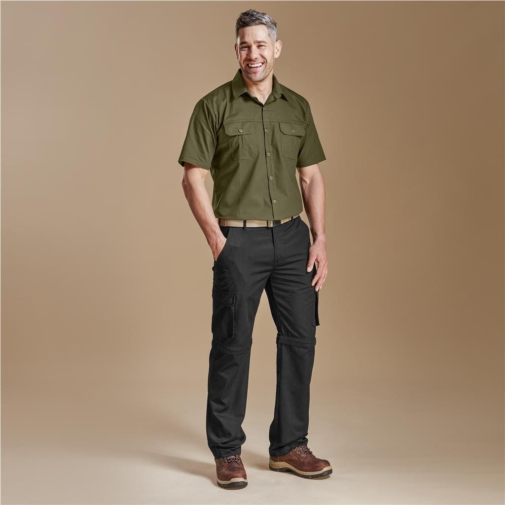 Mens Cargo Zip Off Pants