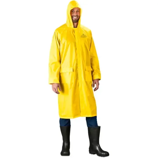 Thunder Rubberised Polyester/Pvc Raincoat