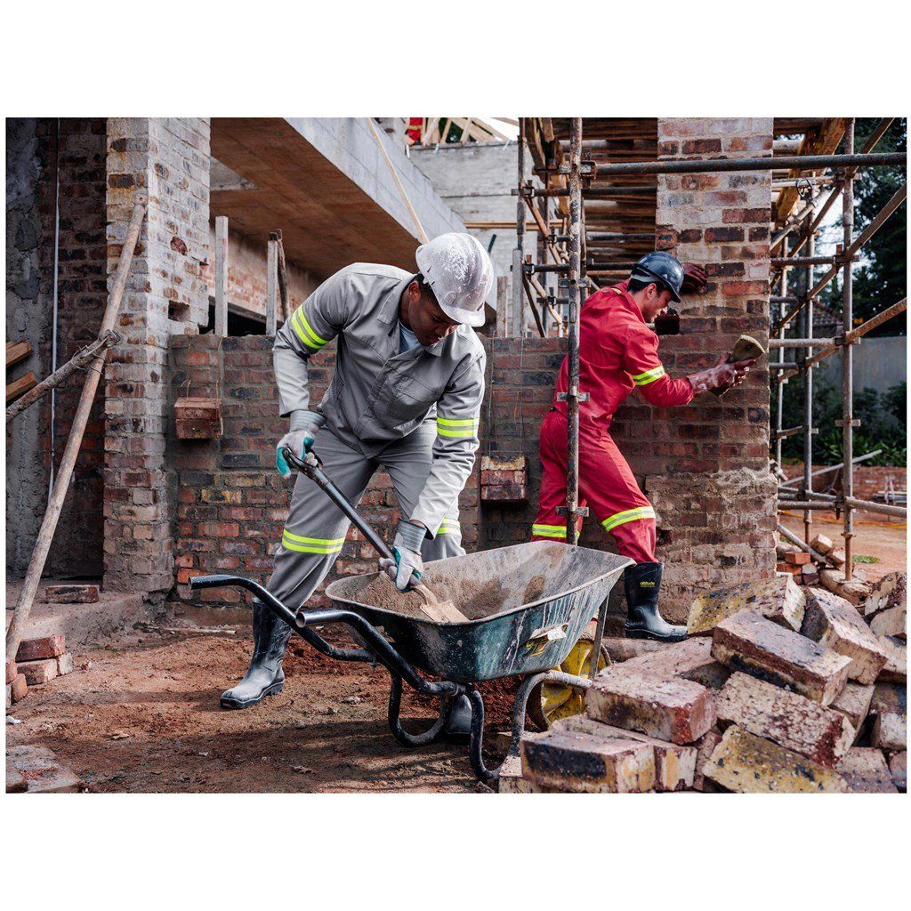 Trade Polycotton Conti Suit - Reflective Arms &amp; Legs - Yellow Tape