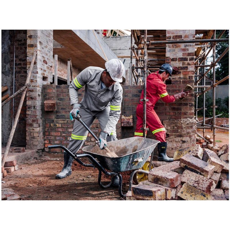 Trade Polycotton Conti Suit - Reflective Arms &amp; Legs - Yellow Tape