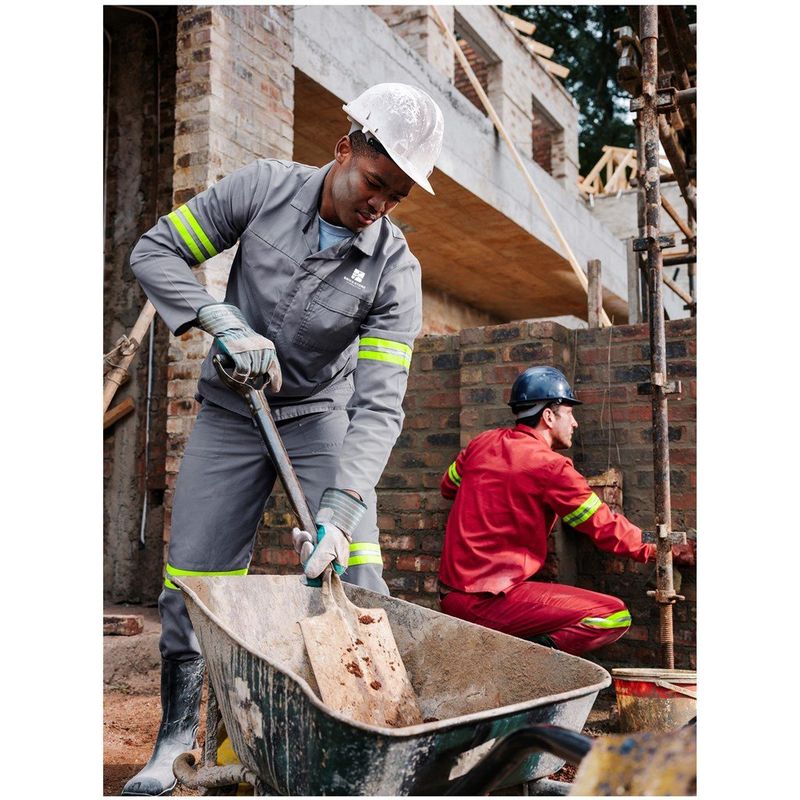 Trade Polycotton Conti Suit - Reflective Arms &amp; Legs - Yellow Tape