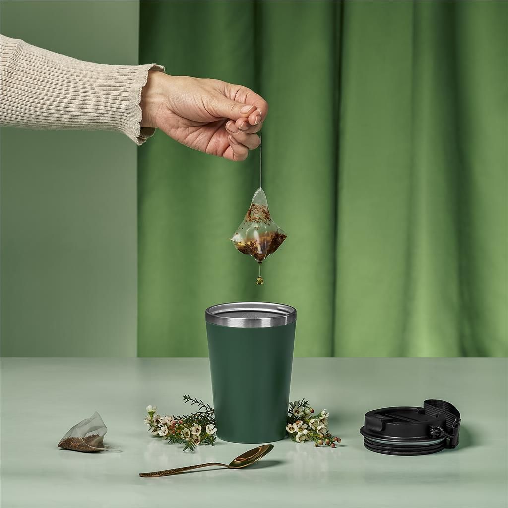 Kooshty Luca Stainless Steel &amp; Plastic Double-Wall Tumbler – 350ml