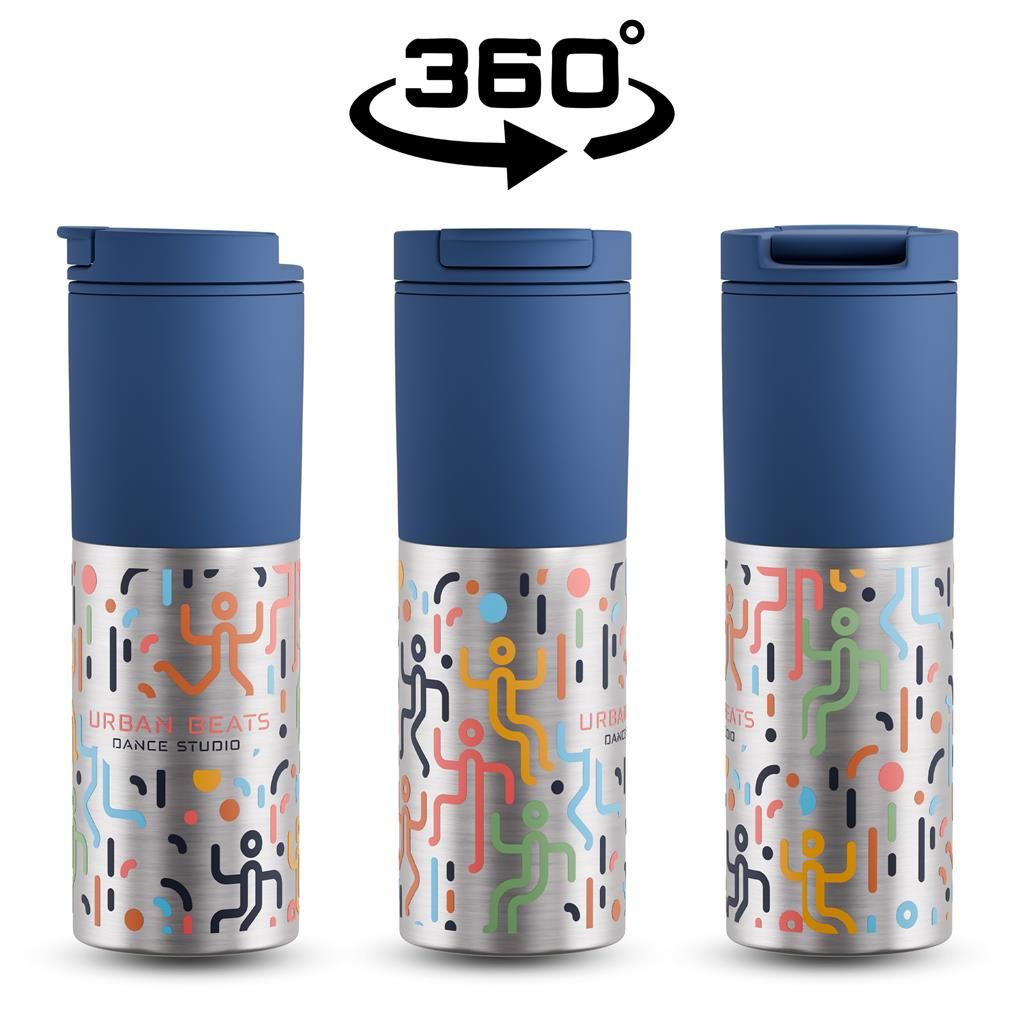 Kooshty Typhoon Stainless Steel & Plastic Double-Wall Tumbler - 450ml Kooshty Typhoon Stainless Steel & Plastic Double-Wall Tumbler - 450ml