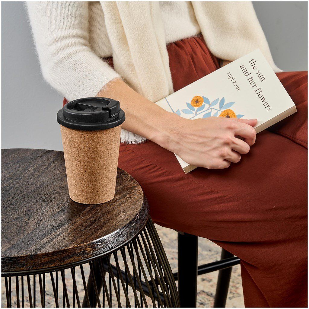 Okiyo Joki Cork &amp; Wheat Straw Double-Wall Tumbler – 350ml