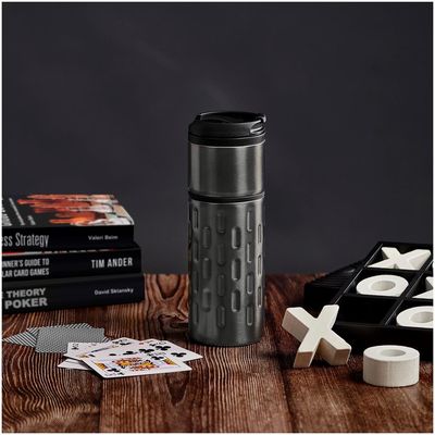 Serendipio Binary Stainless Steel &amp; Plastic Double-Wall Tumbler - 450ml
