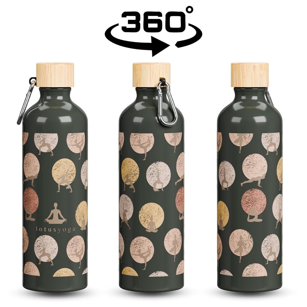 Serendipio Origen Aluminium &amp; Bamboo Water Bottle – 750ml