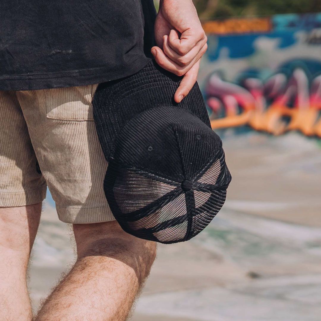 5 Panel Corduroy Trucker Cap