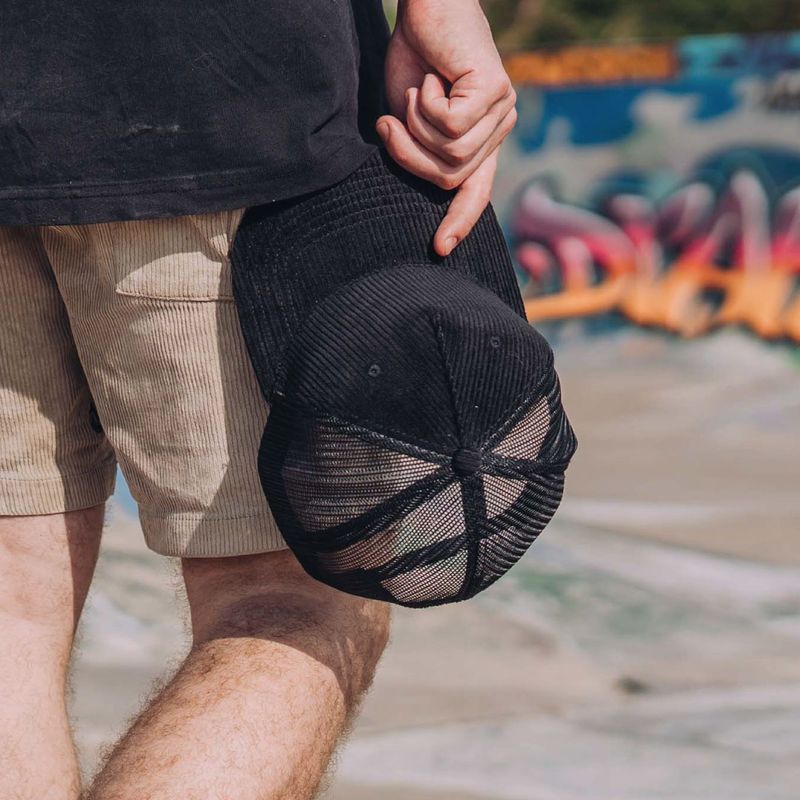 5 Panel Corduroy Trucker Cap