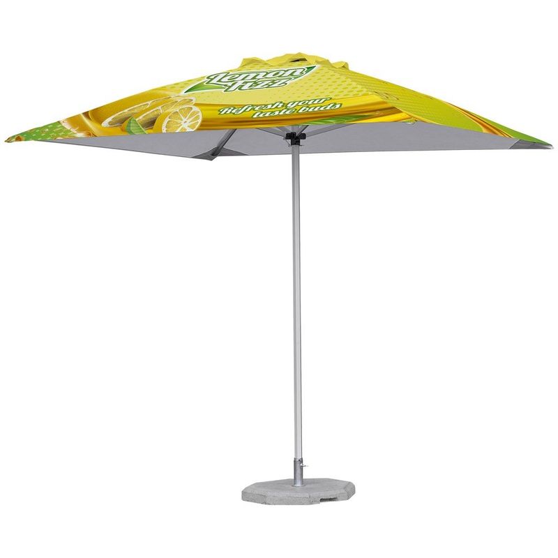 Legend Sublimated Parasol Single Hexagonal Pole 2m x 2m