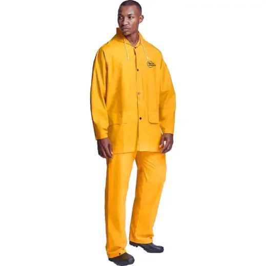 Light Duty Storm Rubberised Polyester/PVC RainCoat