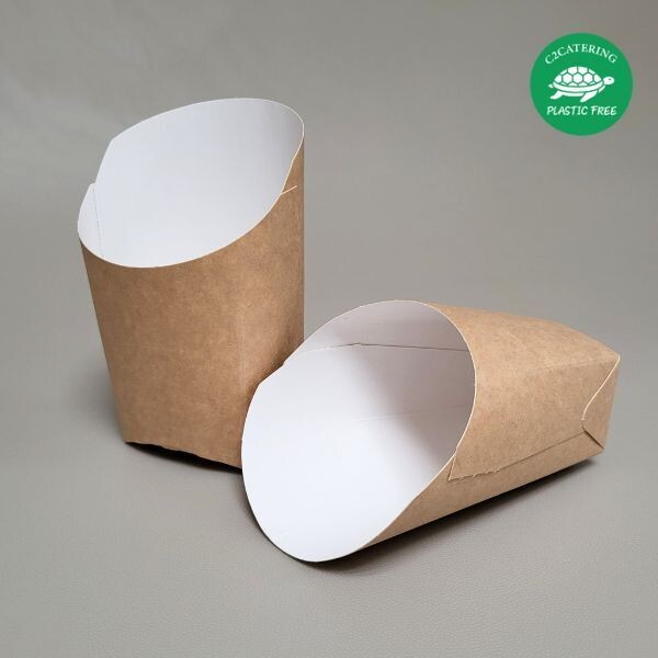 EMBALAGEM PARA WRAPS EM CARTOLINA KRAFT