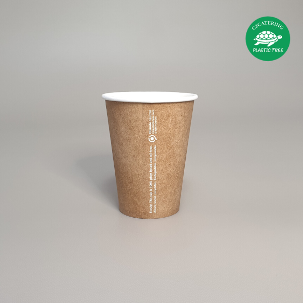 COPO PAPEL BRANCO E KRAFT 360 ML "PLASTIC FREE"