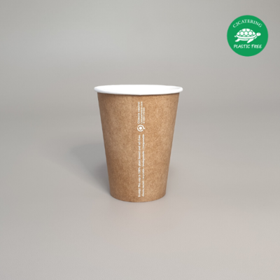 COPO PAPEL BRANCO E KRAFT 360 ML "PLASTIC FREE"
