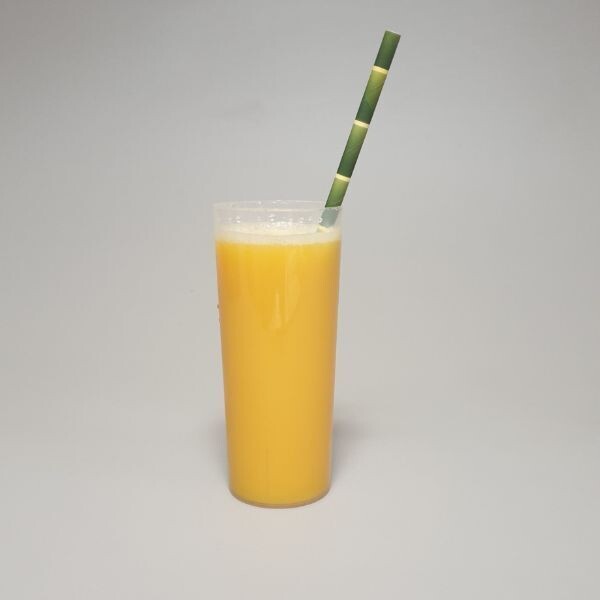 COPO TUBO EM PP, 200 ML. REUTILIZÁVEL.