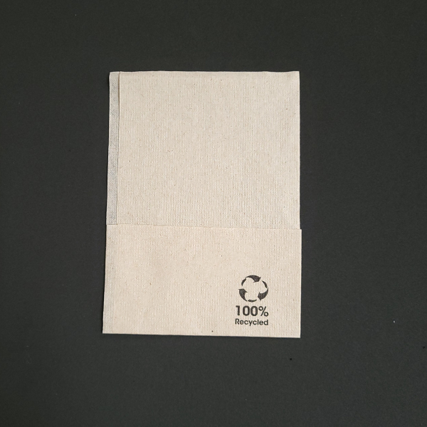 GUARDANAPOS RECICLADOS P/ DISPENSADOR 17 x 17 cm