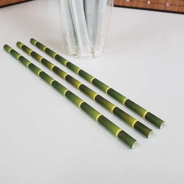 PALHINHAS EM PAPEL, BAMBU, Ø6 x 197 mm