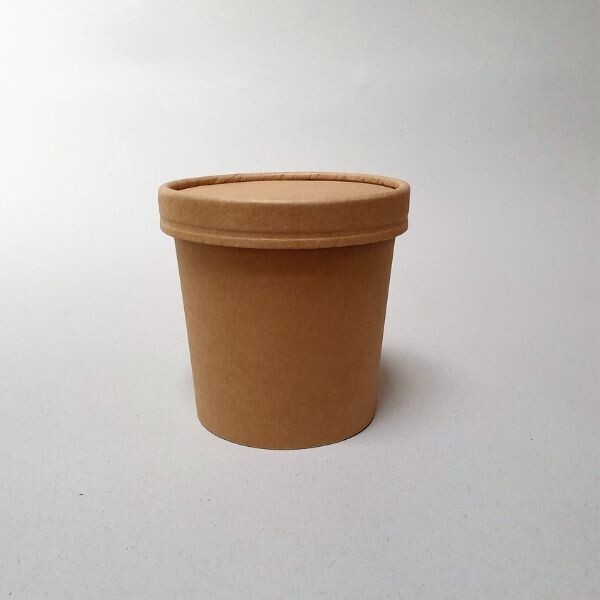 TAÇA COM TAMPA EM CARTÃO 350 ml