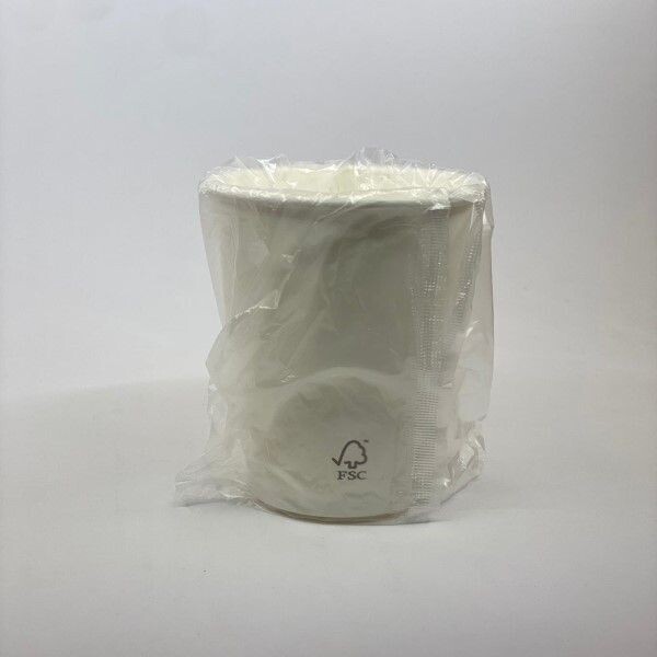 COPO CARTÃO BRANCO EMBALADO INDIVIDUALMENTE 240 ml