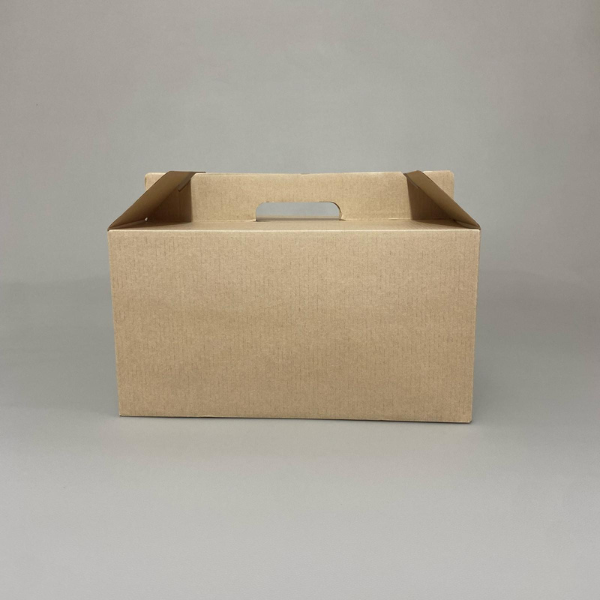 LUNCH BOX GRANDE EM CARTÃO KRAFT