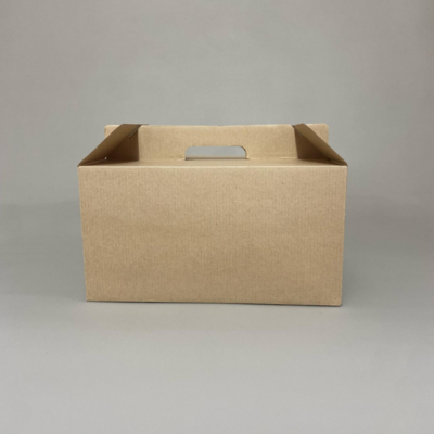 LUNCH BOX GRANDE EM CARTÃO KRAFT