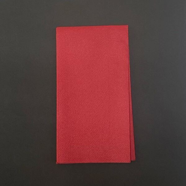 GUARDANAPOS BORDEAUX DOBRADOS 1/8, 40 x 40 cm