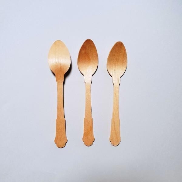 COLHER SOBREMESA EM MADEIRA "CLASSIC" 12 cm