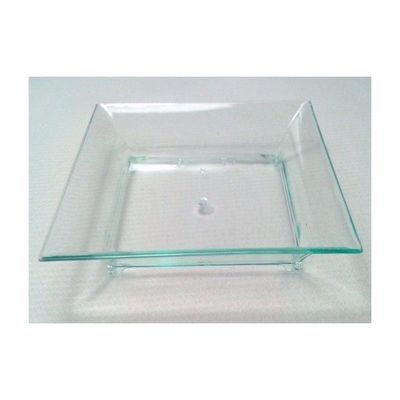 MINI PRATO QUADRADO VERDE-ÁGUA