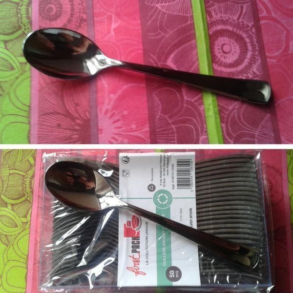 COLHER DE SOPA METALIZADA 17,5 cm