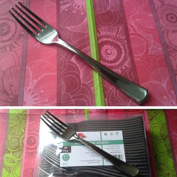 GARFO METALIZADO 18,8 cm