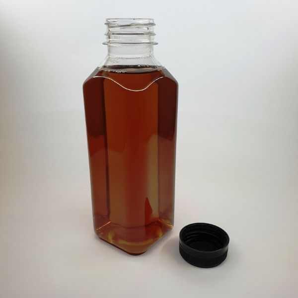 GARRAFA TRANSPARENTE COM TAMPA 500 ML