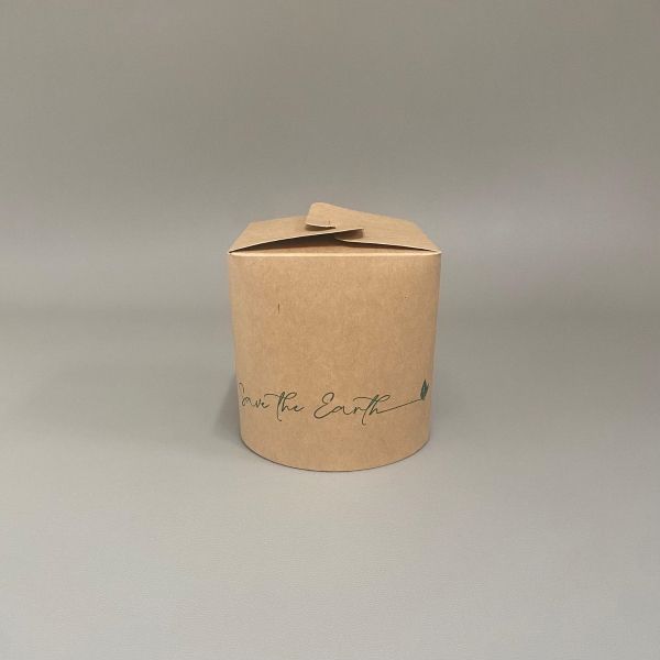 CAIXA PARA MASSAS EM CARTÃO KRAFT 750 ml